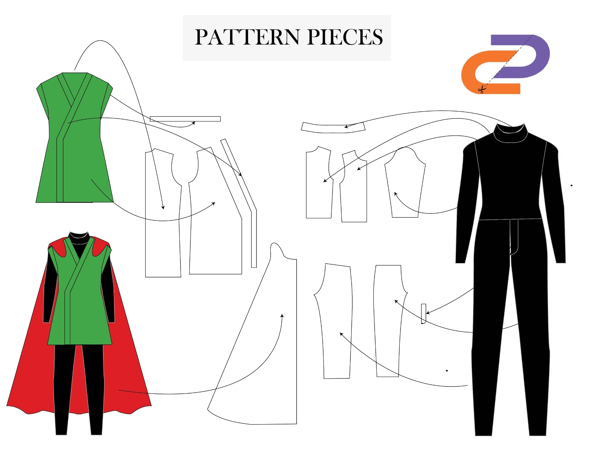 Dragon Ball – Son Goten Cosplay Pattern